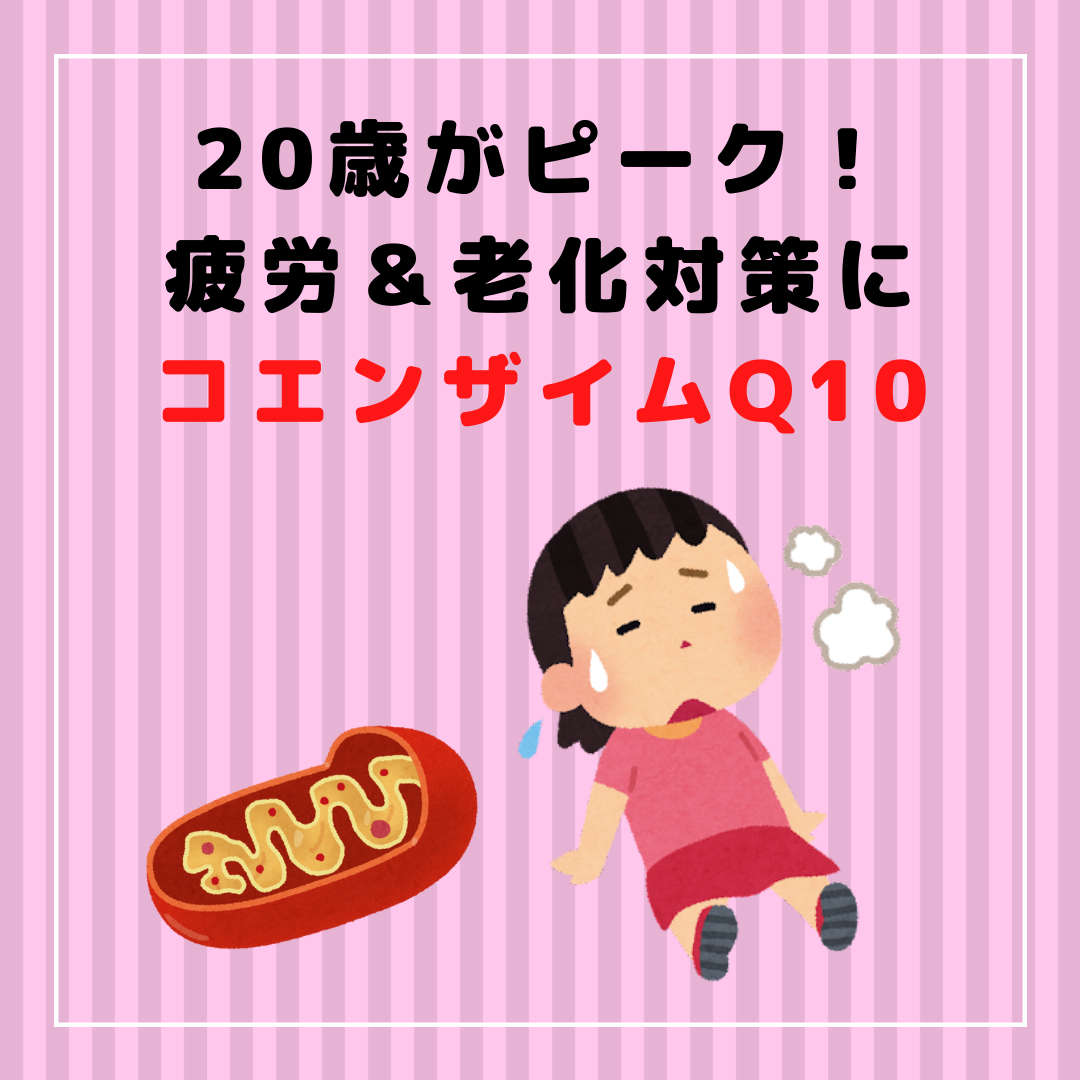 コエンザイムQ10,疲労,老化